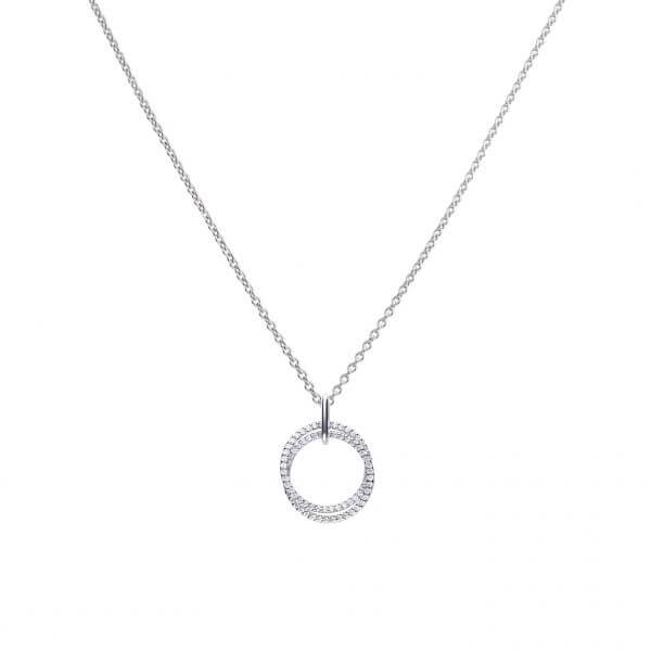 Entwined Circles Pendant Necklace | Hoppers Jewellers