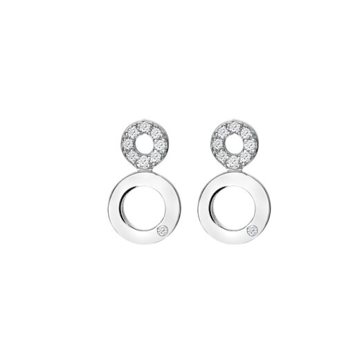 Hot Diamonds Balance White Topaz Earrings