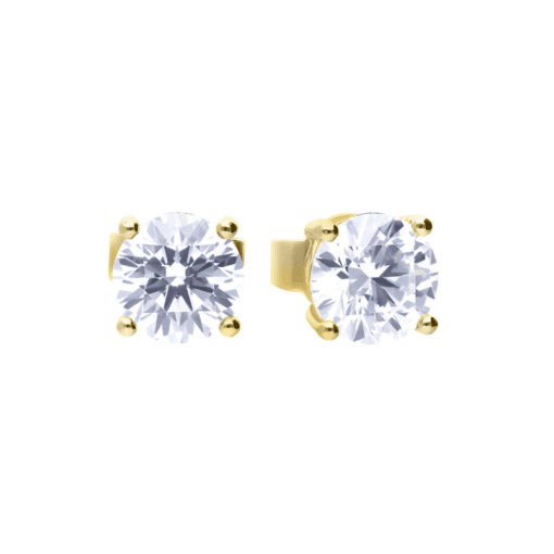 Diamonfire 4 claw set 1ct Zirconia Stud Earrings