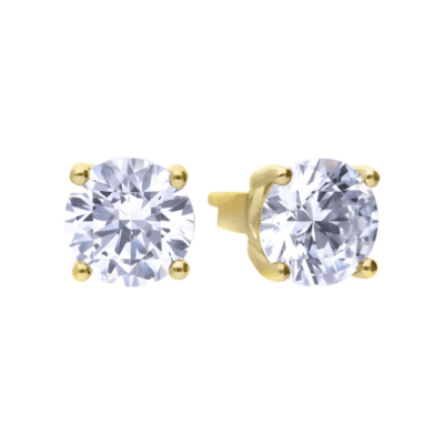 Diamonfire 4 claw 2ct stud earrings