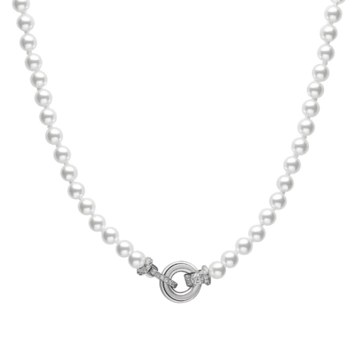 Diamonfire Shell and Ziroconia Necklace N4593